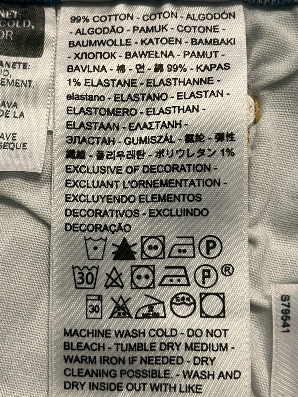 Levi's “Hazy Daisy” 501 Skinny Filiforme Limited Edition Jeans size 24 - Picture 8 of 10